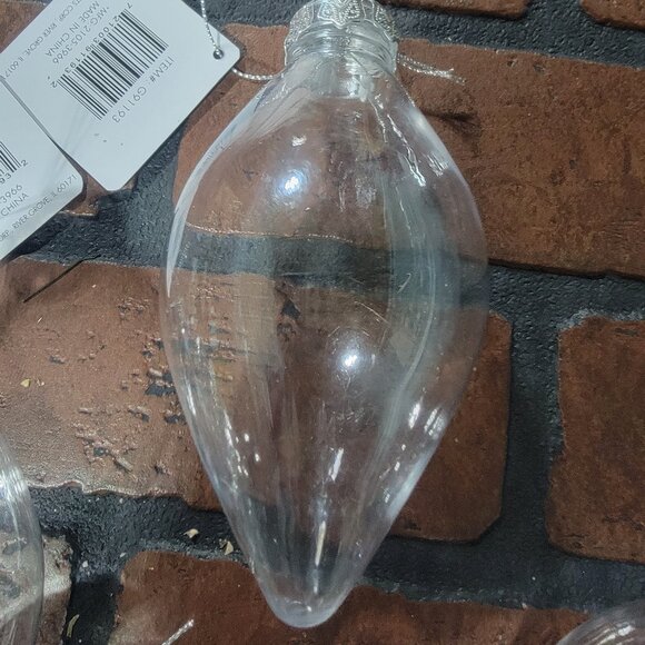 Set of 20 Clear Christmas Ornaments - Acrylic ~ Ready to Fill! 3" to 5" - Picture 4 of 6